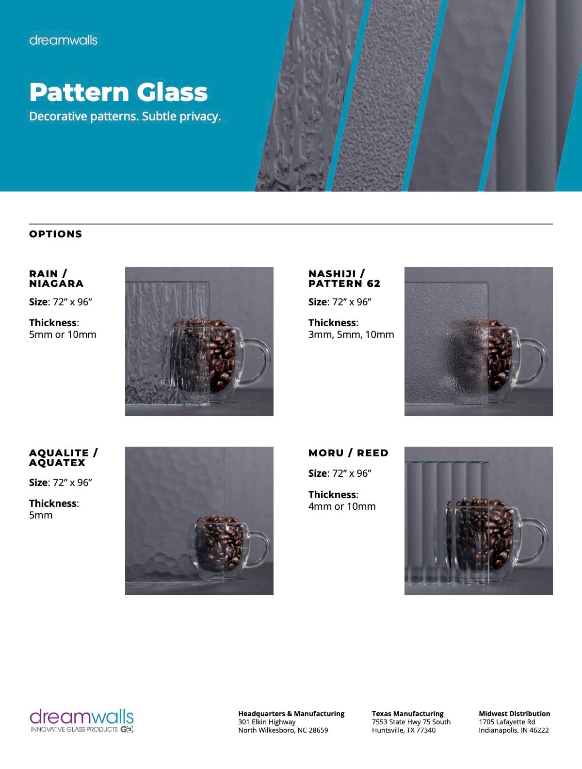 Pattern 62 Aut Dreamwalls Pattern Glass: Explore Designs & Specs